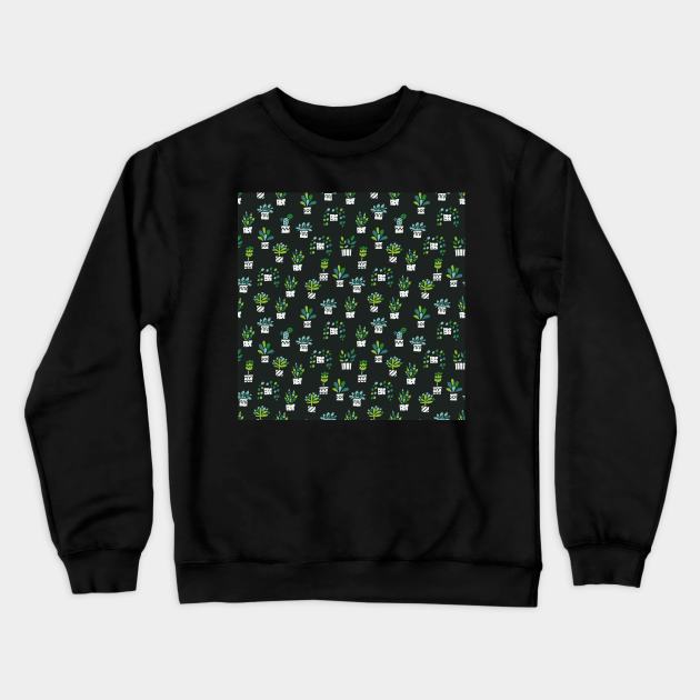 Cacti plants Crewneck Sweatshirt by kostolom3000